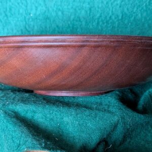 Large Mahogany Bowl.